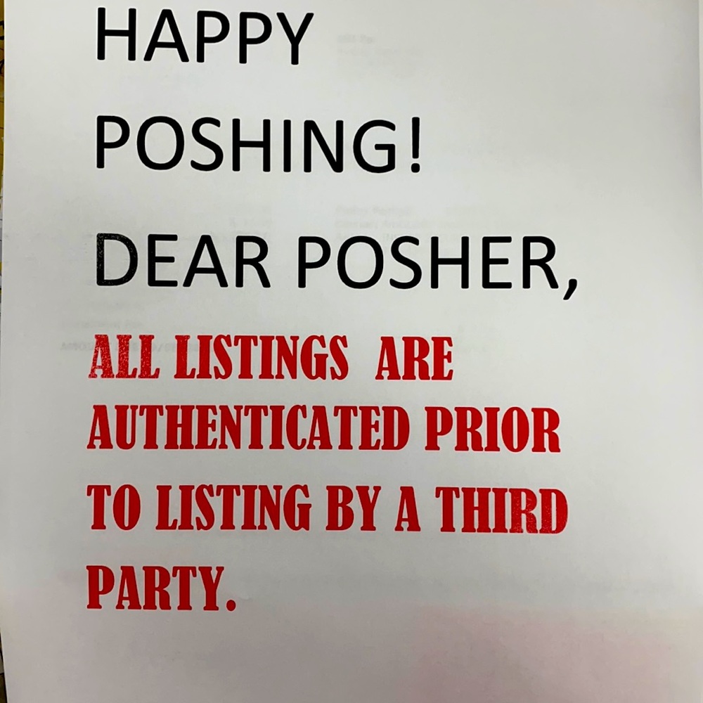 All listings are authenticated prior to listing